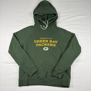 Nike Green Bay Packers Hoodie Mens Large NFL Team Apparel Green Fleece Sports